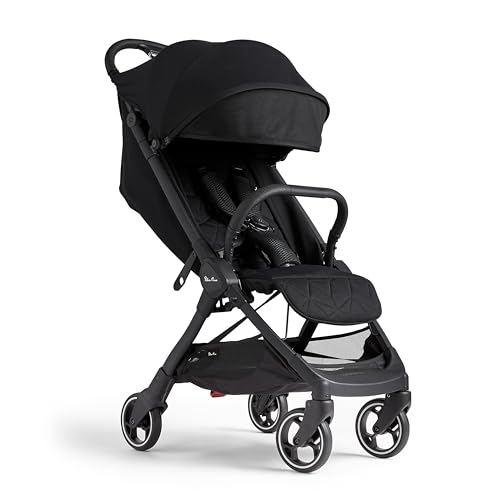 Silver Cross - Clic Compact Pushchair - Travel Stroller - Foldable & Lightweight Stroller - Cabin Size - Newborns to 4 years - Space